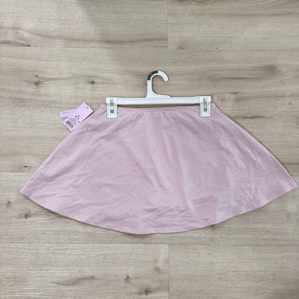 NWT Wild Fable Lace Trim Jersey Skort Blush Pink Coquette Y2K Size Medium - Picture 4 of 6